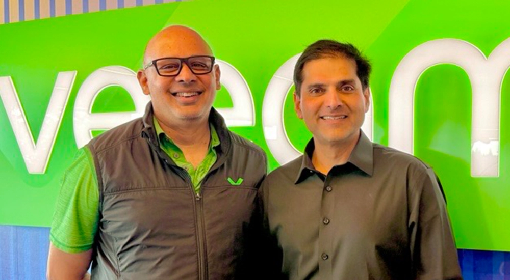 Anand Eswaran, CEO at Veeam and Rehan Jalil, AI founder and CEO, Securiti