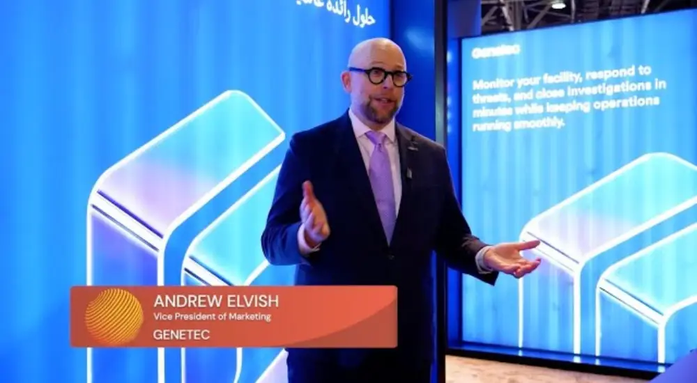 Andrew Elvish, Vice President of Marketing, at Genetec