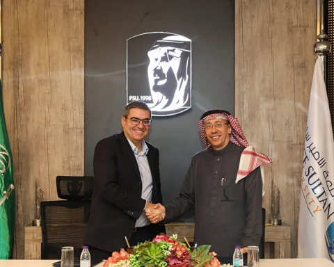 Yves Padrines, Chief Executive Officer of the Nemetschek Group and Muayad Simbawa, Managing Director of Nemetschek Arabia