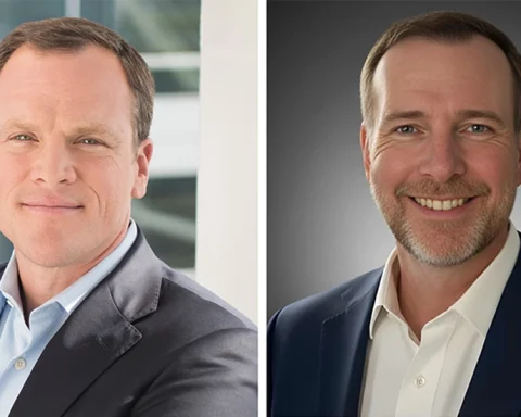 (L-R) Josh Kahn, SVP and GM, Core Business Workflows, ServiceNow and Russell Jukes, Chief Digital Information Officer, DXC