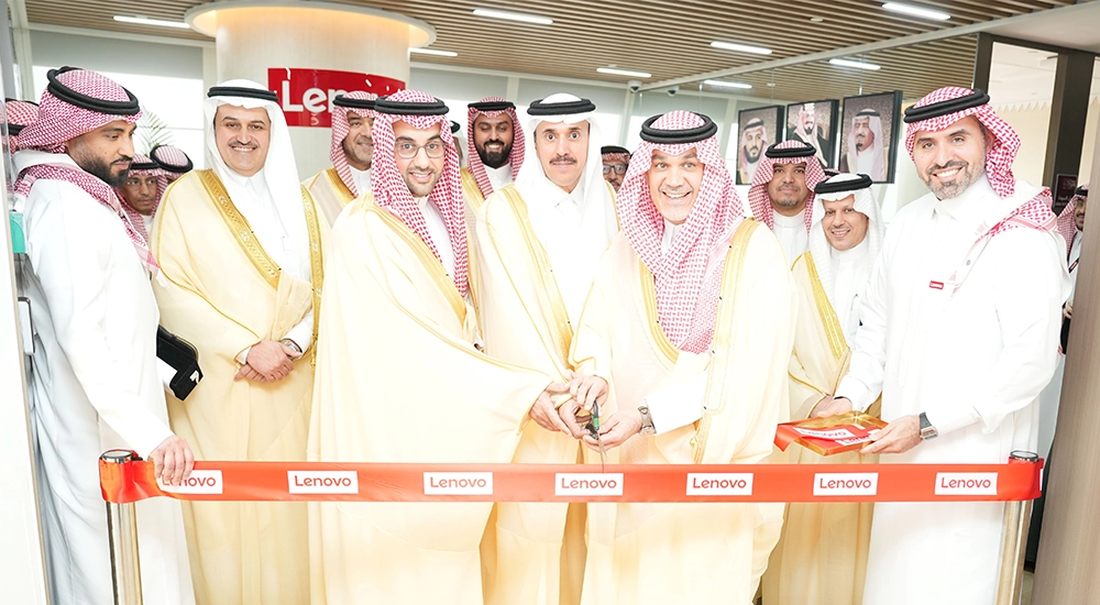 (L-R) H.E. Mohammed AlJasser, TASAMA Business Services Chief Executive Officer | Eng. Mohammed AlRobayan, Deputy Minister of Technology, MCIT | Eng. Mohammed Alqahtani, EVP, Partnerships & Capability Building, LCGPA | H.E. Fahad bin Abduljalil Al-Saif, Minister of Investment, MISA | Dr. Abdullah Al-Faifi, Deputy Governor, DGA