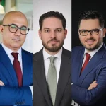 (Left to Right) Ahmad AlSabbah, Regional Manager, Sales Engineering, Saudi Arabia and Bahrain; Islam Afifi, Senior Regional Director, Sales Engineering, EMEA East; Jawad Moghnieh, Regional Director, Saudi Arabia & Bahrain; Dan Popa, Regional Director, Eastern Europe; Mark Govender, Regional Manager, Sales Engineering, Africa