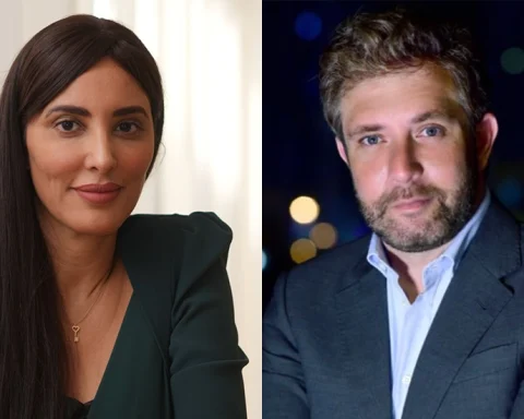 (L-R) Loubna Imenchal, Managing Director for the Middle East, Türkiye, Central Asia and Africa at Axis Communications and Abd Houri, CEO, 360 Security Systems